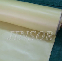 Tissu en taffetas de Kevlar aramide tissé, enduit TPU, certifié ASTM, 400 g/m², léger, résistant à l'eau, protection contre les coupures, doublure 1500DR