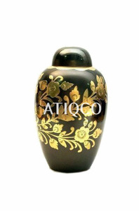 Solid Gold Brass American Style Cremation Funeral Urn Latest Modern Metal <b>Jar</b> Attractive Iron Design Hot Selling Smart Metal <b>Jar</b> - Product Image 6