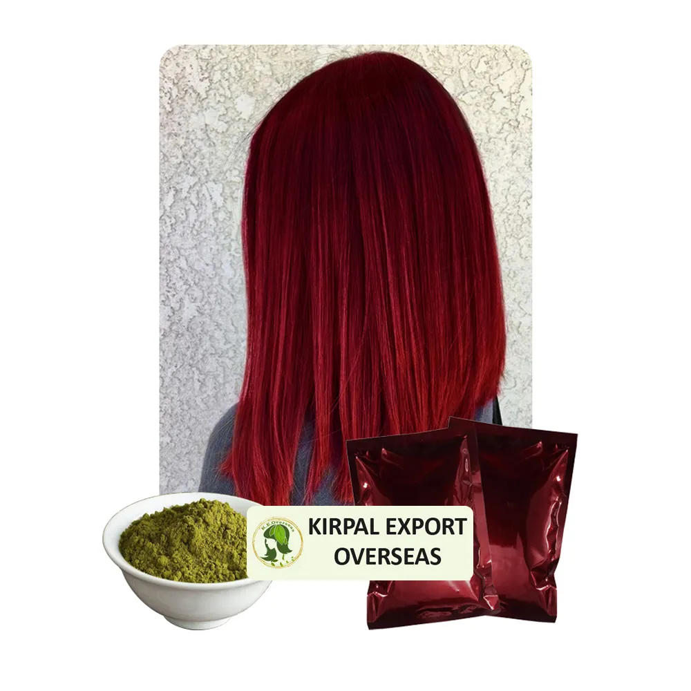 Colorante para el cabello de Henna roja, fabricante de tinte para el cabello de hierbas orgánicas 100%