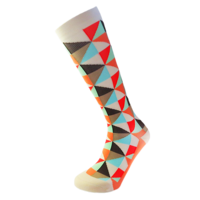 Chaussettes de yoga montantes pour femme, design discret, en Spandex/Nylon, compression 8-15/15-20 mmHg, idéales pour le Pilates et l'exercice en automne