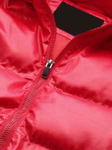 Vêtements de sport pour femmes sur mesure, légers, respirants, écologiques, couleur personnalisée, veste matelassée à capuche unie, logo personnalisé - Product Image 3