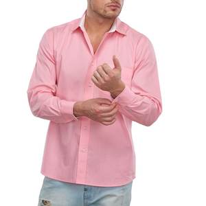 เสื้อเชิ้ตแขนยาวผู้ชาย คุณภาพพรีเมียม ทันสมัย ผลิตจากผ้าฝ้าย 100% สวมใส่สบาย นุ่ม ระบายอากาศได้ดี แห้งเร็ว เป็นมิตรกับสิ่งแวดล้อม สไตล์ลำลอง จากบังกลาเทศ - Product Image 4