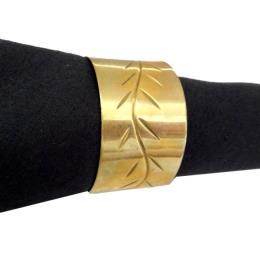 Servilletero de Metal de diseño hecho a mano para vajilla, decoración de vajilla, forma redondeada, latón, acabado antiguo, servilletero de Metal - Product Image 4