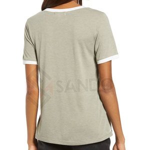 T-shirt décontracté imprimé pour femme, coupe oversize, manches courtes, en toile tricotée écologique et respirante, idéal pour l'été - Product Image 3