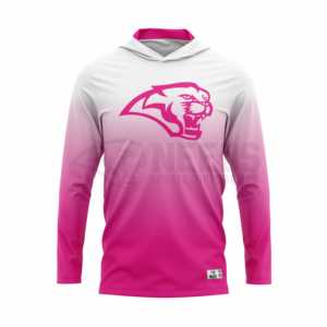 เสื้อยิงบาสเกตบอล Sublimated แบบกำหนดเองพร้อมฮู้ดโพลีเอสเตอร์100% - Product Image 3