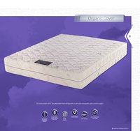 Matelas orthopédique en mousse à mémoire de forme Nano Cover - Design contemporain, anti-bactérien, hypoallergénique, rafraîchissant, housse amovible, usage hospitalier