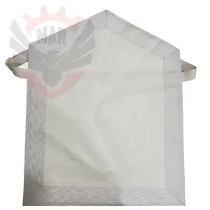 Tablier blanc maçonnique anglais Regalia EA avec double rabat et boucle à dégagement rapide avec ceinture élastique - Product Image 1