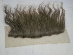 Natural <b>Grey</b> Indian Hair Weft Bundles Best Quality <b>Closures</b> <b>Frontal</b> 13X4 Cuticle Aligned Remy Salt N Pepper Lace Wigs - Product Image 6