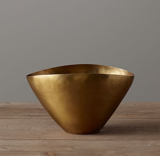 ชามทองเหลืองแข็ง