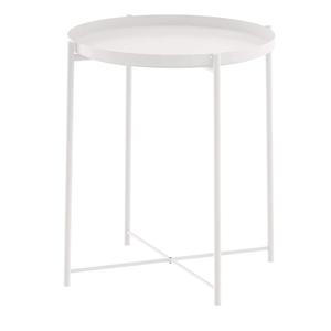 Mesa auxiliar de dos niveles de lujo hecha a mano moderna mesa de centro simple de metal recubierto de polvo dorado uso doméstico disponible - Product Image 4