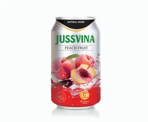 330ml JUSSVINA Peach Natural Not From Concentrate Juice Drink