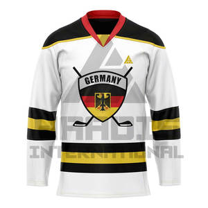 Ropa deportiva personalizada para equipo de hockey sobre hielo para hombre, conjunto de uniforme de hockey sobre hielo de alta calidad, uniforme de hockey sobre hielo barato al por mayor - Product Image 2