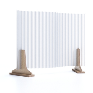 Panneau de Partition de bureau en bois, panneaux imbriqués entièrement personnalisés, Partition de bureau - Product Image 6