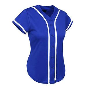 Sportswear <b>Baseball</b> Jersey for <b>Women</b> Button Down Jersey Unisex Customized 100% Polyester Plain <b>Shirt</b> Solid Color Adults 2023 - Product Image 2