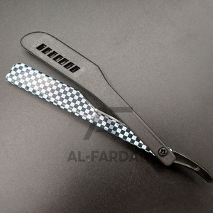 Top qualité barbier rasage rasoirs rasoir droit Shavette Abs manche en plastique poids léger lame en acier inoxydable rasoir turc - Product Image 3