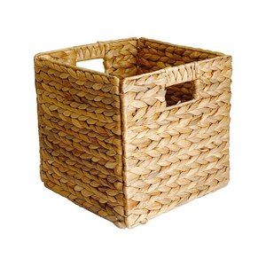 Best Seller <b>Cheap</b> Handwoven Collapsible Water Hyacinth <b>Basket</b> Foldable Water Hyacinth <b>Basket</b> Storage <b>Basket</b> Home Organizer - Product Image 1