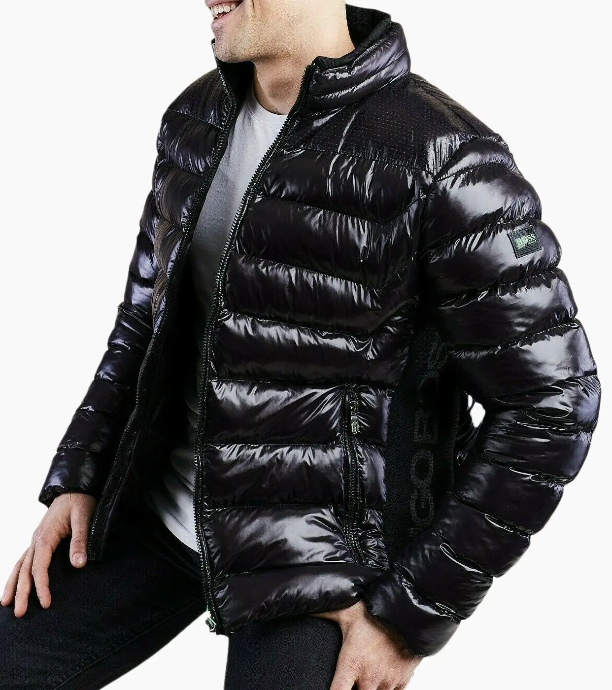 Custom Winter Short Wind Breaker Down Puffer Jacket For Men Men's Down Jacket Hooded Puffer Jacket