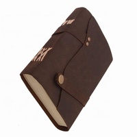 Carnets de notes et journaux en papier de coton faits à la main en cuir véritable NEW ERA, couverture rigide en cuir, 100 feuilles, pour calligraphie et croquis