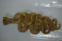 Natural Onda del cuerpo ondulado indio Virgen Remy Hair Micro Rings I Tips Free Clip-In Ponytail Set