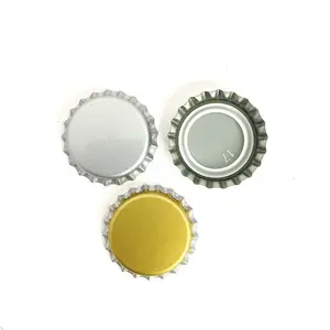 Beer Bottle Crown Cap Plain Color Pvc/non PVC Metal Crown Seal Tin Free Steel (TFS)
