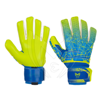 Gants de gardien de but de football professionnels en latex, paume plate, entraînement sportif, logo personnalisé imprimé