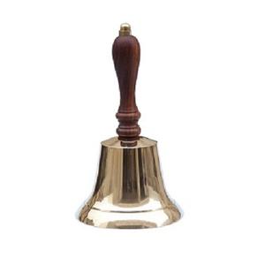 Ensemble de 2 cloches à main en laiton pur de taille personnalisée cloches à main plaquées or de conception merveilleuse pour la vente chaude - Product Image 6