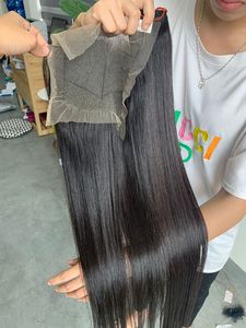 Cabello Remy de Donante, Liso Sedoso, Doble Trama a Máquina, Trama Simple, Liso Natural, Suave y Brillante - Product Image 2