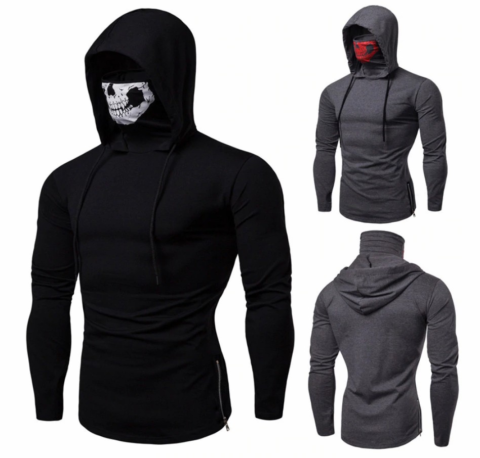 ninja zip moletom com capuz