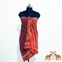 Fabricante de Pareos para Mujer Vestido de Playa de Verano Sarong Suave Traje de Baño Envolvente de Algodón Personalizado
