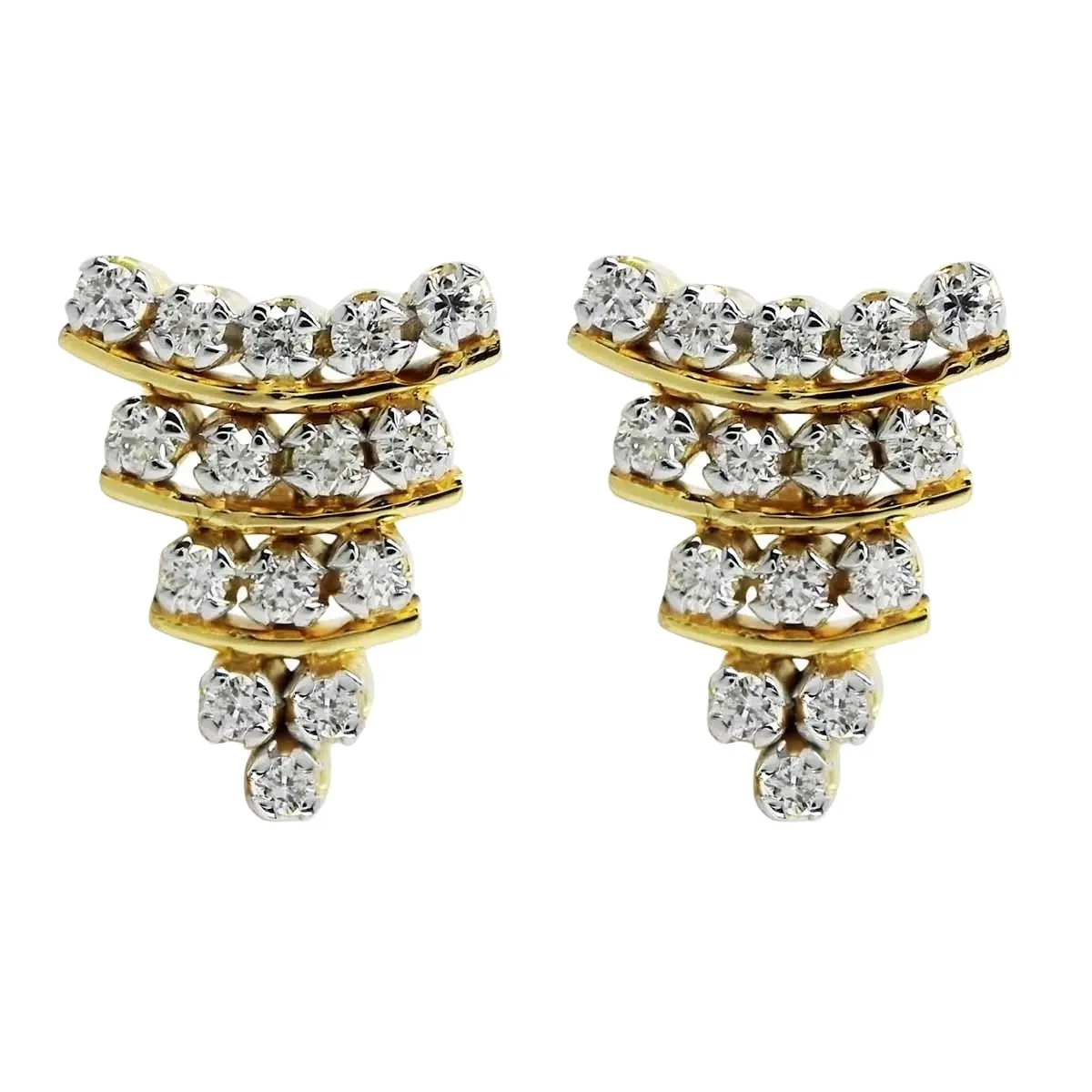 IGI & Ingemco Certified Real Diamond Drop Earring for Women's at Wholesale price by Djewels Top Diamond Jewellery Shop in India