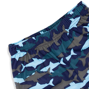 Ensemble pyjama 3 pièces pour garçons du Cambodge, imprimé animal, respirant, printemps, jersey polyester personnalisé, pantalon de détente en molleton français, OEM, vêtements de nuit pour enfants - Product Image 4