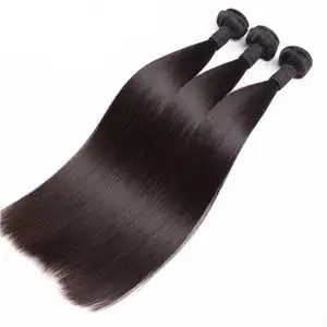 100% Onverwerkte Straight Silky Human Hair Wave Bundels Peruaanse/Braziliaanse/India Hair Extensions Virgin Cuticle Aligned Haar