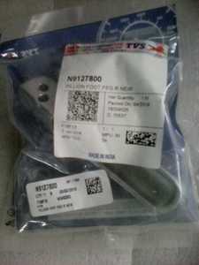 Pillion Foot Peg R New N9127800 TVS Motor Cycle Auto Part - Product Image 2