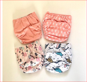 Couche en tissu lavable pour bébé AIO à protection anti-fuite unique - Product Image 2