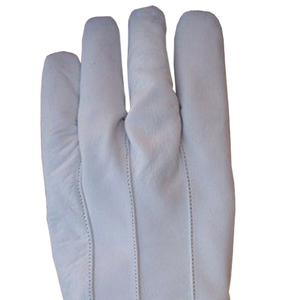 Guantes de Piel de Vaca Genuina de Primera Calidad, Transpirables, con Pantalla Táctil, Hasta el Codo, Color Blanco, Logotipo Personalizado - Product Image 4