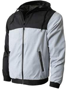 แจ็กเก็ตกันลมหนังแกะกันน้ำลำลองขนสุนัขจิ้งจอกสำหรับผู้ชายไซส์ใหญ่พิเศษออกแบบได้ตามต้องการฤดูร้อนฤดูใบไม้ร่วง - Product Image 2