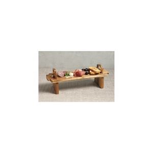 Plateau de service et de rangement en bois fait main indien, rectangulaire, en acacia, personnalisé, pour usage domestique, support de service artisanal - Product Image 4