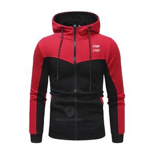 เสื้อมีฮู้ดสำหรับผู้ชาย,เสื้อสวมหัวแขนยาวมีซิปขนาดใหญ่พิเศษพิมพ์ลายแบบขายส่งกำหนดเองได้ - Product Image 4