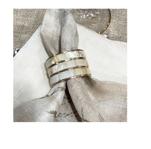 Hot Selling <b>Mother</b> of Pearl Napkin <b>Ring</b> Holder and Natural Handmade Polished with Best Design Napkin <b>Ring</b> Holder for Sale - Product Image 2