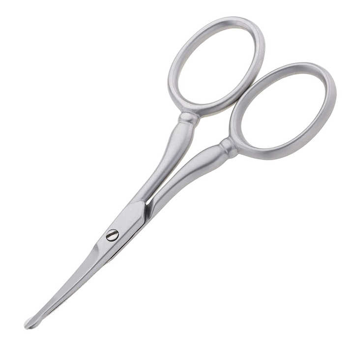 Professional Manicure Scissors Men's Beard and Moustache Trimming Scissors Straight Blade Nose Hair Scissors Sustainable