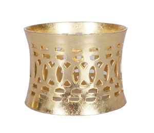 Rond de serviette de table en métal de designer Add-On élégant pour les tables de fête Article stocké - Product Image 6