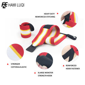 Vente en gros de bracelets avec logo personnalisé Unisex Gym Essentials pour le sport Haltérophilie Fitness Powerlifting Conception d'impression personnalisée - Product Image 4