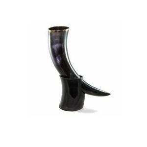 Vente en gros de cornes à boire sculptées en corne de vache naturelle écologiques, polies, fournisseur indien, usine exportatrice, Inde, mariage - Product Image 2