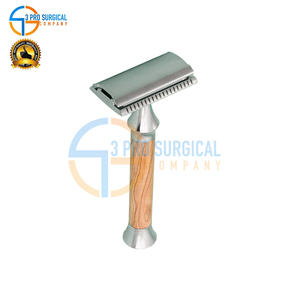 มีดโกนสองขอบปลอดภัยมีดโกนด้ามไม้ - Product Image 2