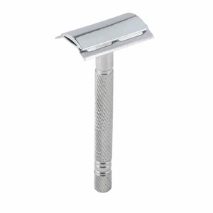 Maquinilla de afeitar clásica para hombre, mango de metal y cobre, cuchilla de doble filo, de seguridad, novedad de 2021 - Product Image 5