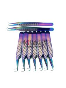 ที่หนีบขนตาปลอมพลาสม่าสีรุ้ง90องศาใหม่อุปกรณ์เสริมความงามติดโลโก้ตามสั่ง - Product Image 3