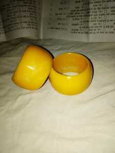 Anneaux décoratifs modernes en résine, porte-serviettes, pour la cuisine, porte-papier tendance, vente en gros et en vrac, 50 pièces - Product Image 2