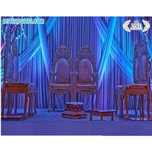 Jian-Sillas de boda de diseño hecho a mano, elegantes Sillas De Mandap indio, glamurosos, para ceremonias, Vedi - Product Image 1