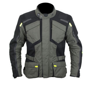 La mejor chaqueta de nailon 500D personalizada al por mayor para montar en bicicleta y carreras de coches, ropa deportiva transpirable e impermeable - Product Image 2