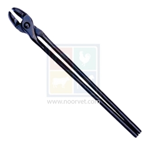 Pinzas de fuego de longitud de mordaza de 1/4 pulgadas con Riendas de 13 pulgadas SAE 4140, pinzas de herrero de acero al carbono medio, instrumento veterinario - Product Image 1